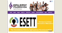 Desktop Screenshot of epilepsywisconsin.org